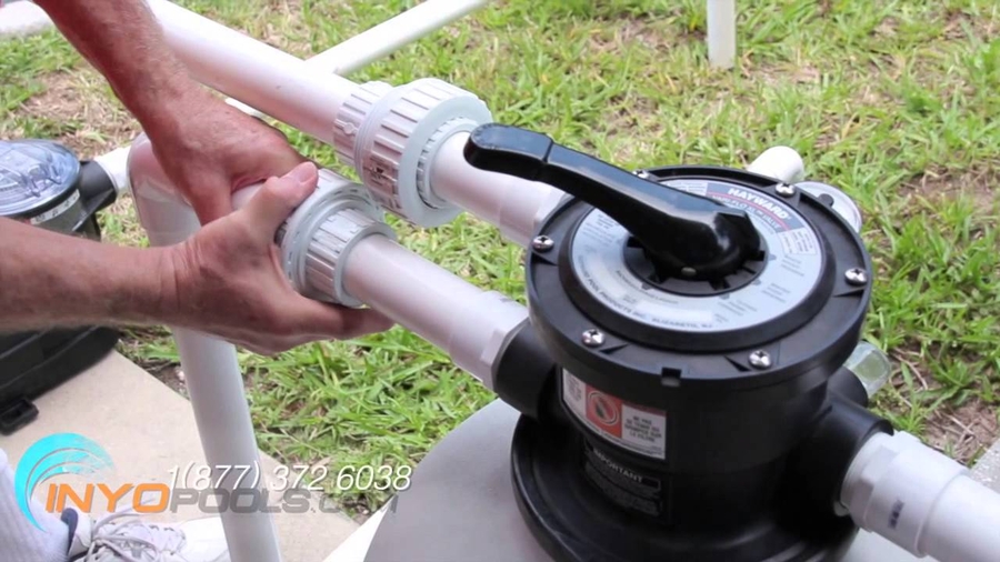how do i hook up my pool pump and filter